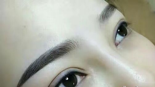 半长期纹眉恢复过程